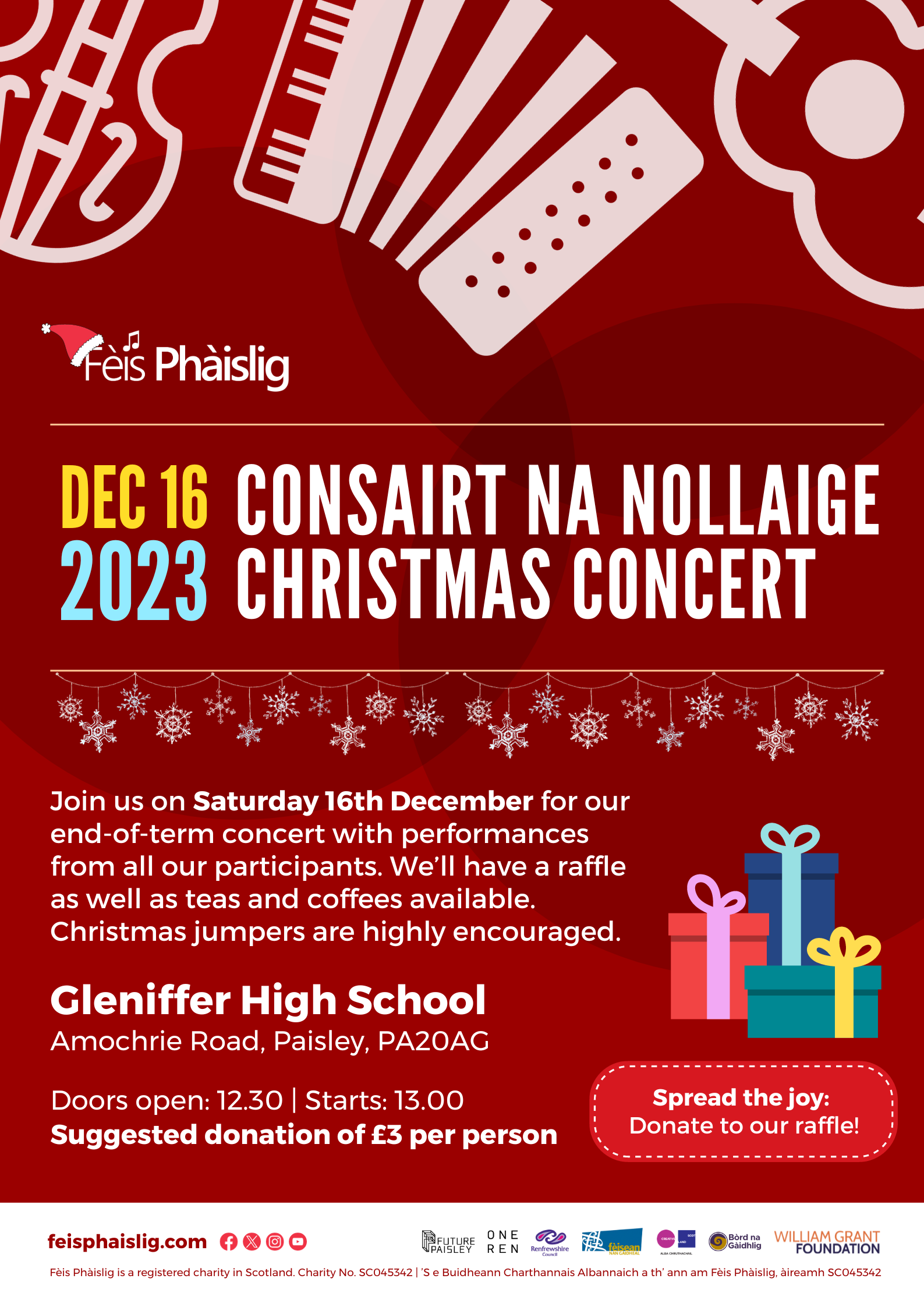 Christmas Concert Poster 2023-2